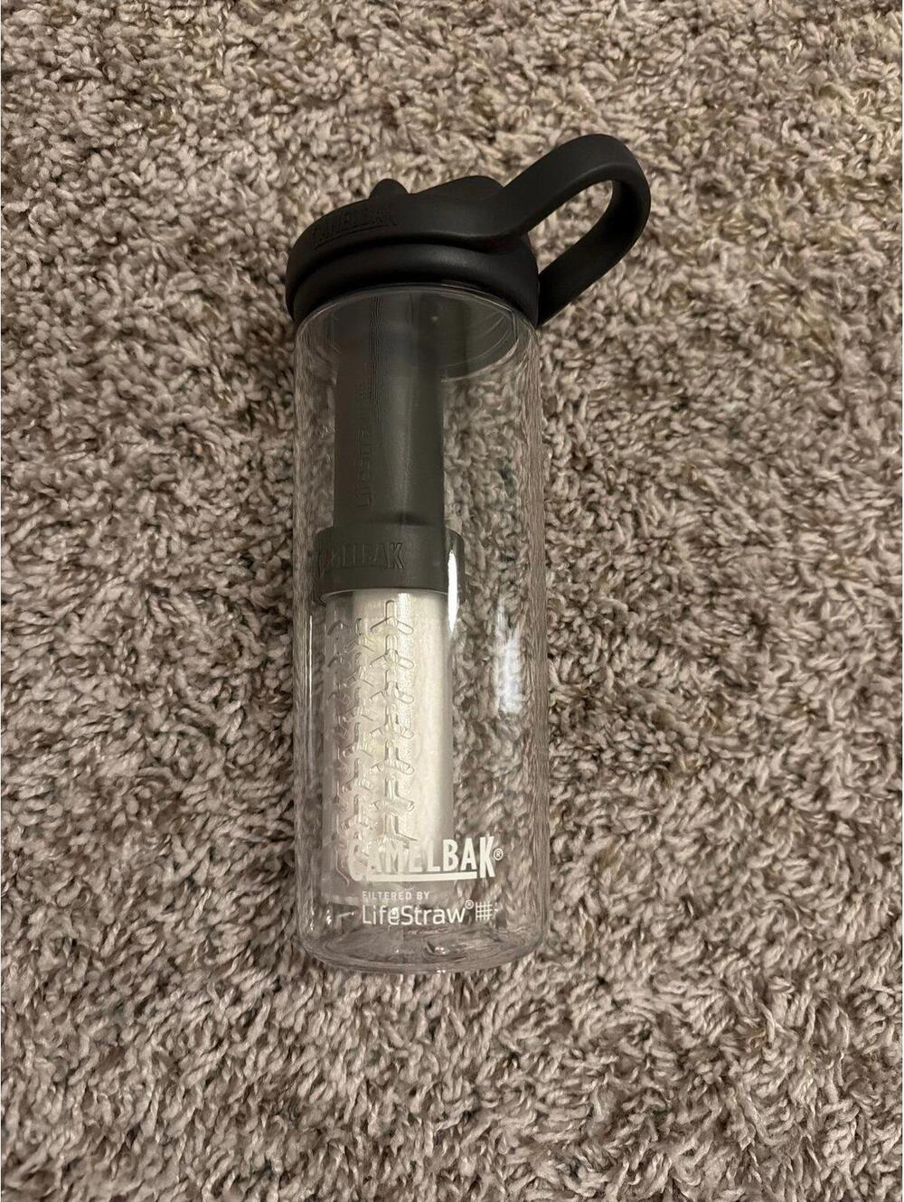 CamelBak Black Water Bottle with LifeStraw Filter - Outdoor Hydration